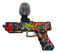 Modelo Glock Colorido Con Accesorios Y Silenciador Hidrogel - Miniatura 7