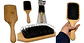 Cepillo De Bambú Plano Para Cabello Cerdas Suaves Pelo Peine - Miniatura 1