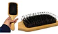 Cepillo De Bambú Plano Para Cabello Cerdas Suaves Pelo Peine - Miniatura 2