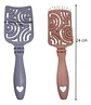 Cepillo Para Cabello Plástico Tipo Raqueta Colores Pasteles - Miniatura 6