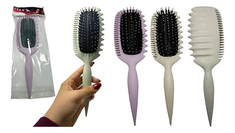 Cepillo Para Cabello Curly Master Definidor De Rizos Crespos