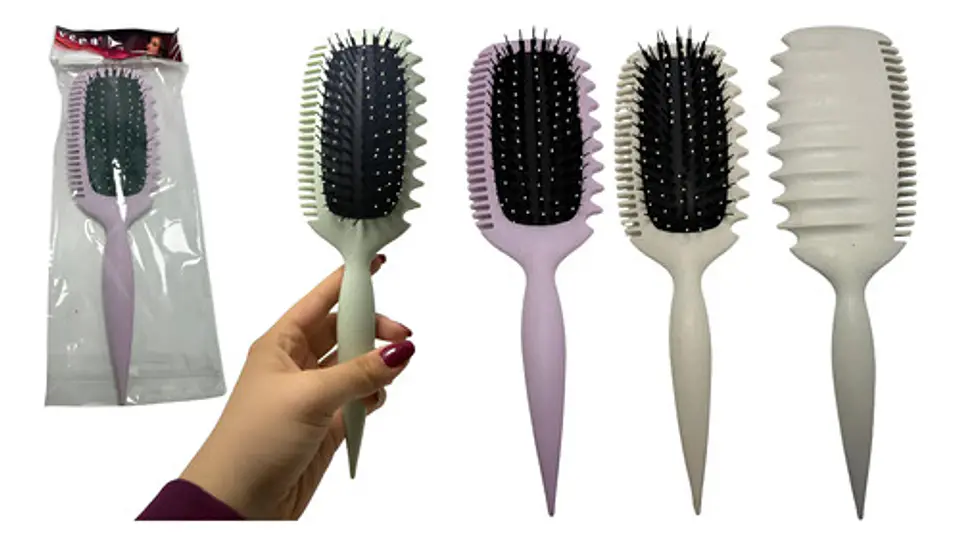 Cepillo Para Cabello Curly Master Definidor De Rizos Crespos 1