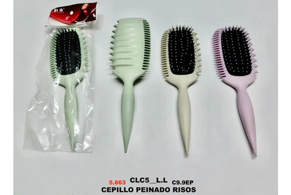 Cepillo Para Cabello Curly Master Definidor De Rizos Crespos 6