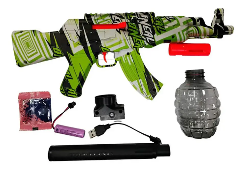 Pistola De Hidrogel Camuflada Verde Táctica Pro Edición 202 3