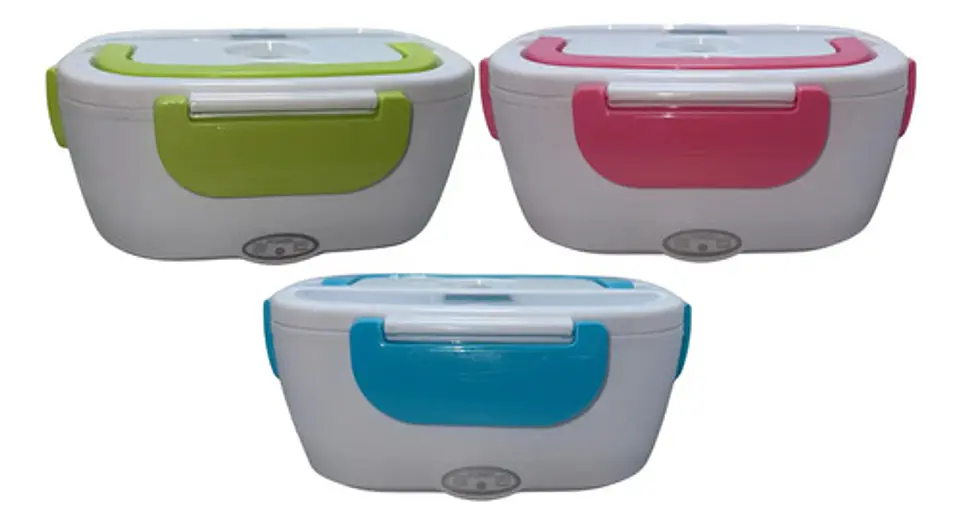 Lonchera Eléctrica Lunch Box Cubierto Portátil Porta Comidas 2