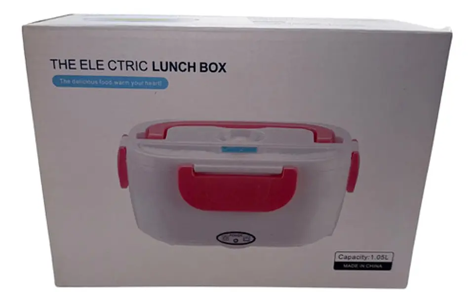 Lonchera Eléctrica Lunch Box Cubierto Portátil Porta Comidas 3