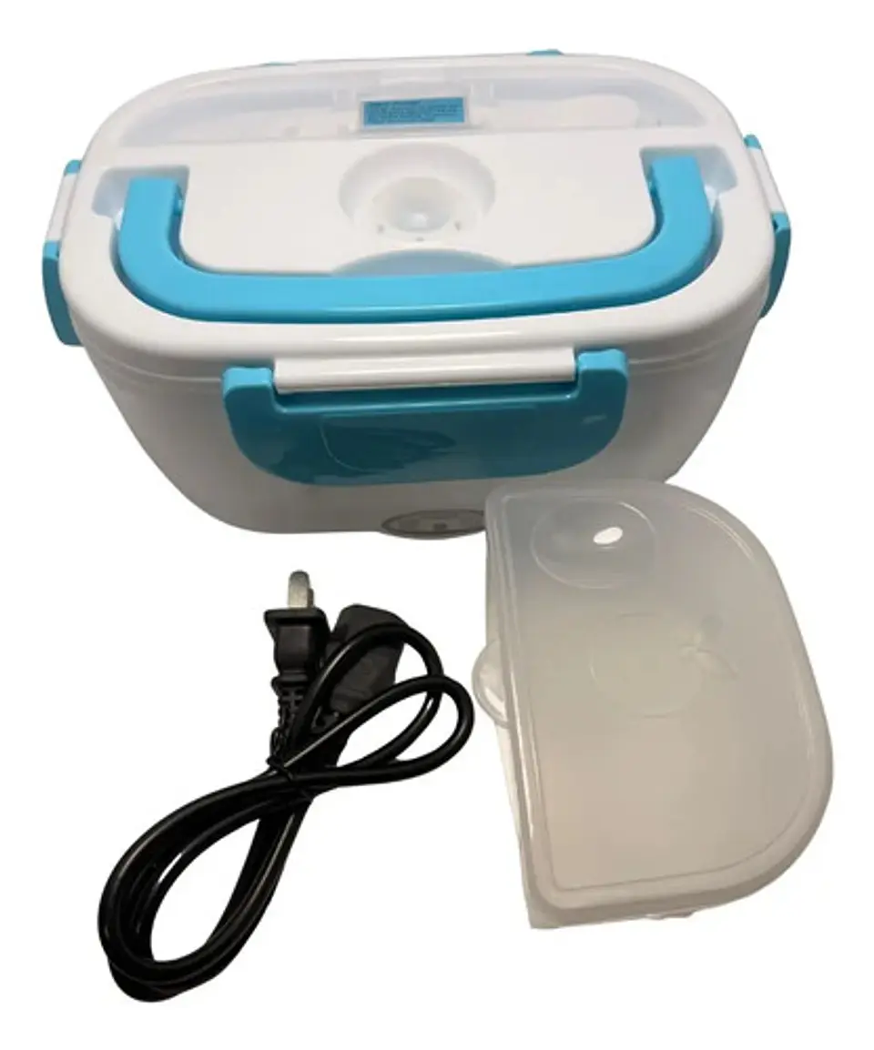 Lonchera Eléctrica Lunch Box Cubierto Portátil Porta Comidas 5