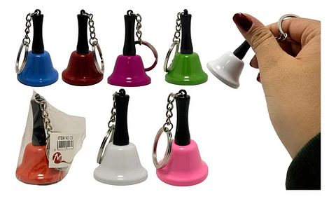 Mini Campana Llavero Portátil Decorativo Pequeño Mini Timbre