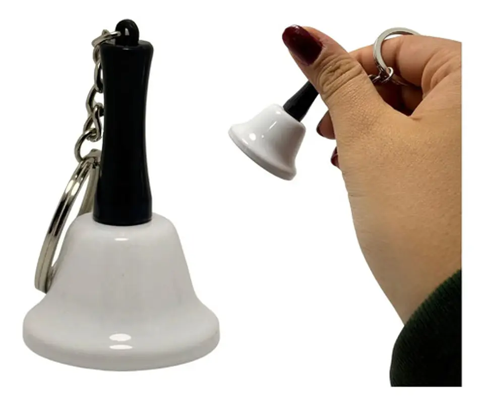 Mini Campana Llavero Portátil Decorativo Pequeño Mini Timbre 2
