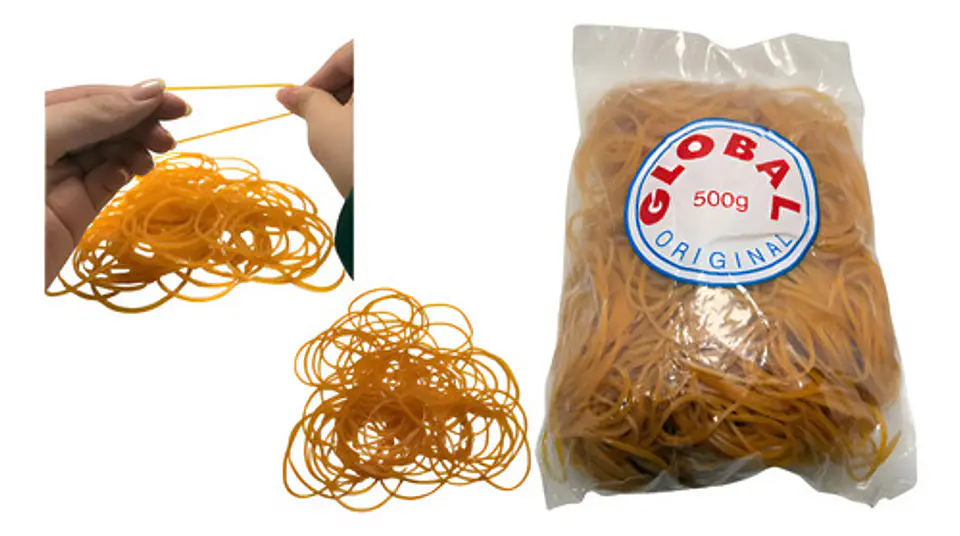 Bolsa De Bandas Elásticas, Ligas Siliconadas ,cauchos 500 G 1
