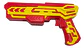 Lanzador Amarillo De Trompo Metálico Para Niños Juego Divert - Miniatura 1