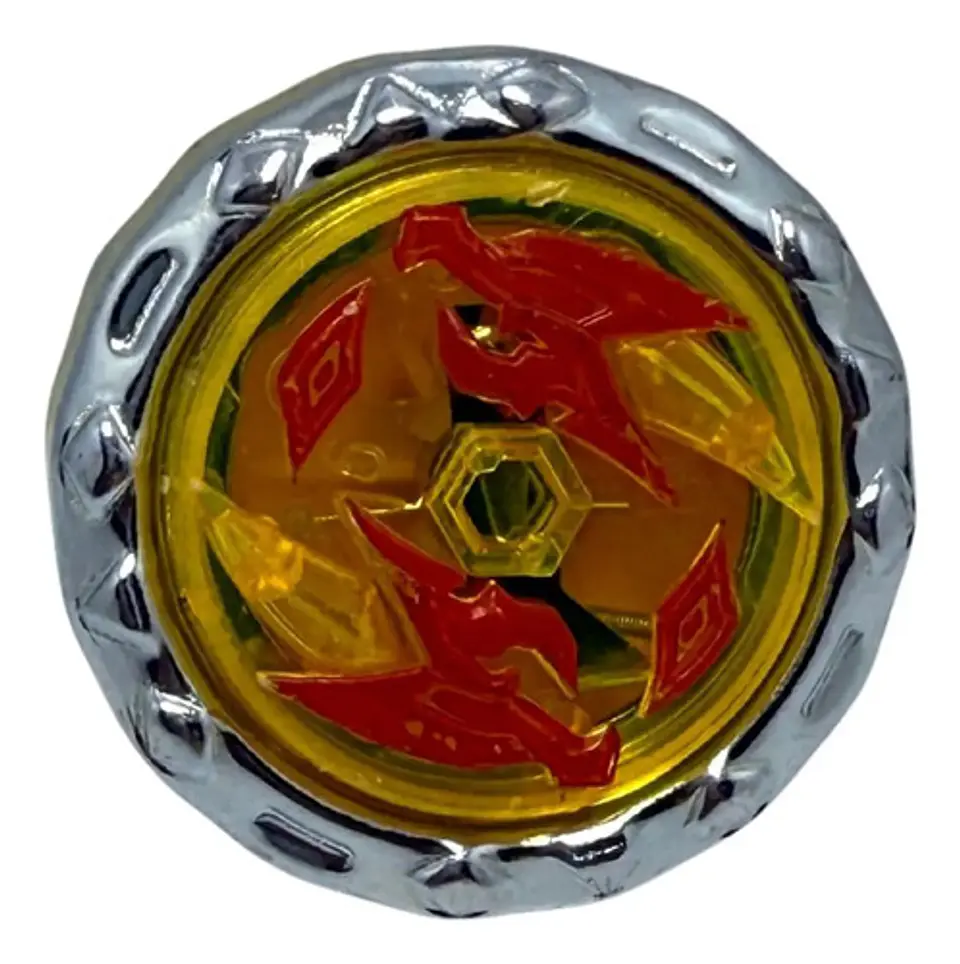 Lanzador Amarillo De Trompo Metálico Para Niños Juego Divert 2
