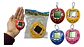 Mascota Virtual Juguete 168 En 1  Tamagotchi Corazón Colores - Miniatura 1