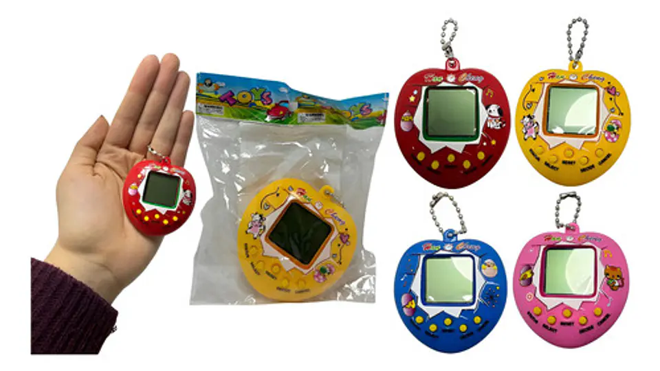 Mascota Virtual Juguete 168 En 1  Tamagotchi Corazón Colores 1