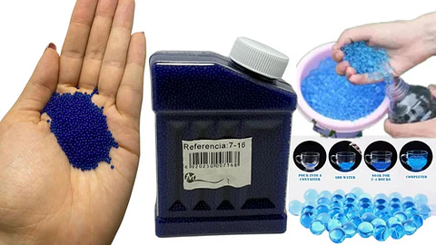 10000 Hidrogel Bolas Orbeez Municiones Decoración Color Azul