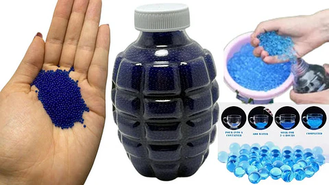 10,000 Hidrogel Bolas De Orbeez Municiones Decorativo Azules