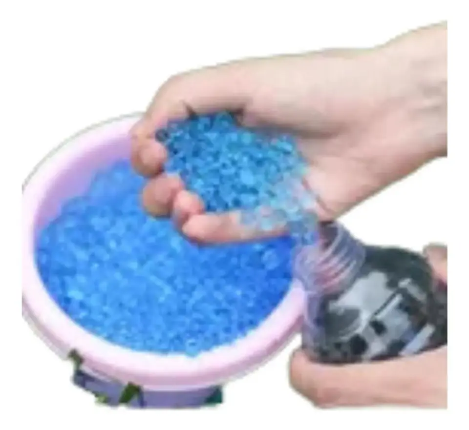 10,000 Hidrogel Bolas De Orbeez Municiones Decorativo Azules 7