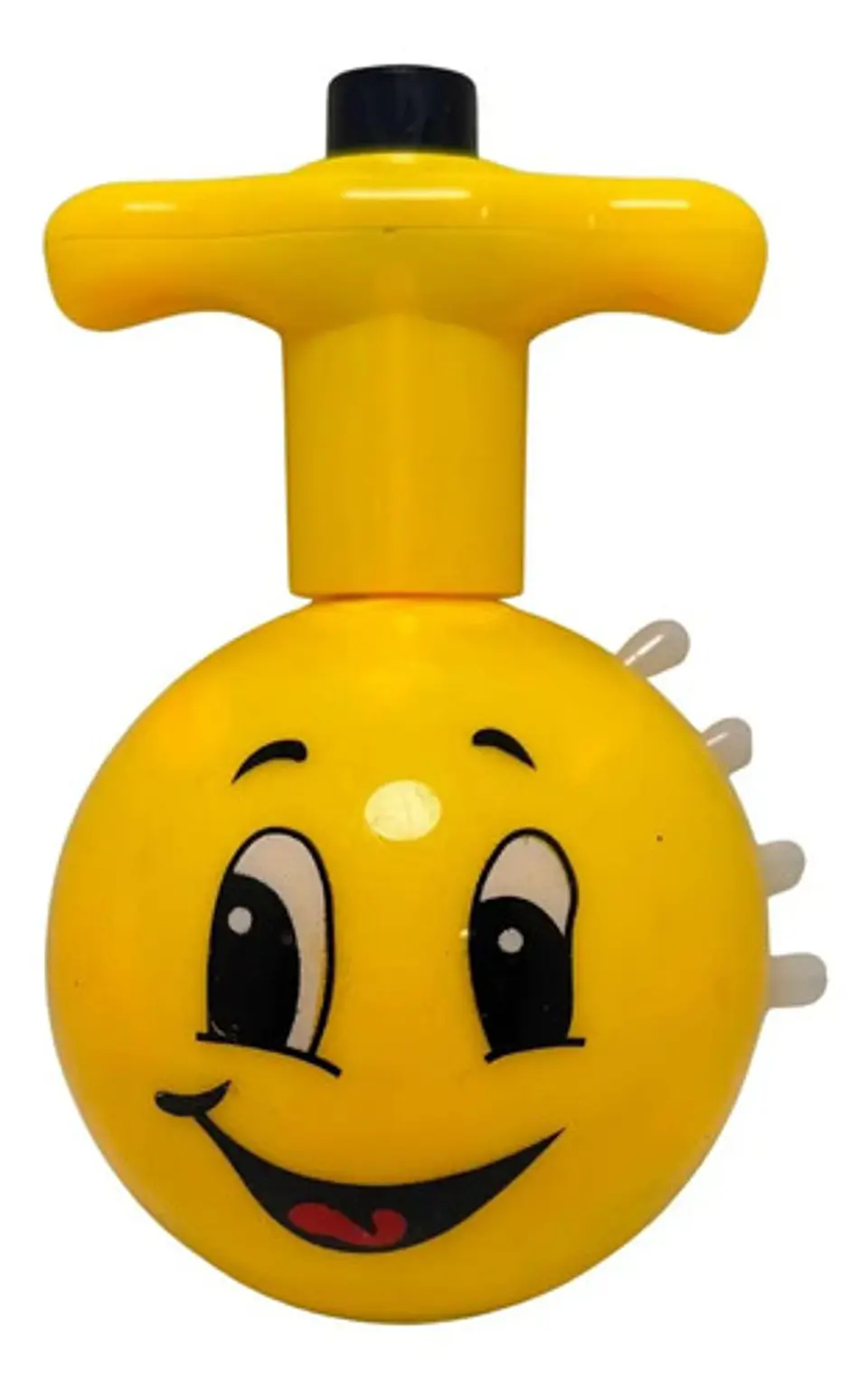 Trompo X1 Luces Emojis Smile Musica Amarillo Divertido Niños 3