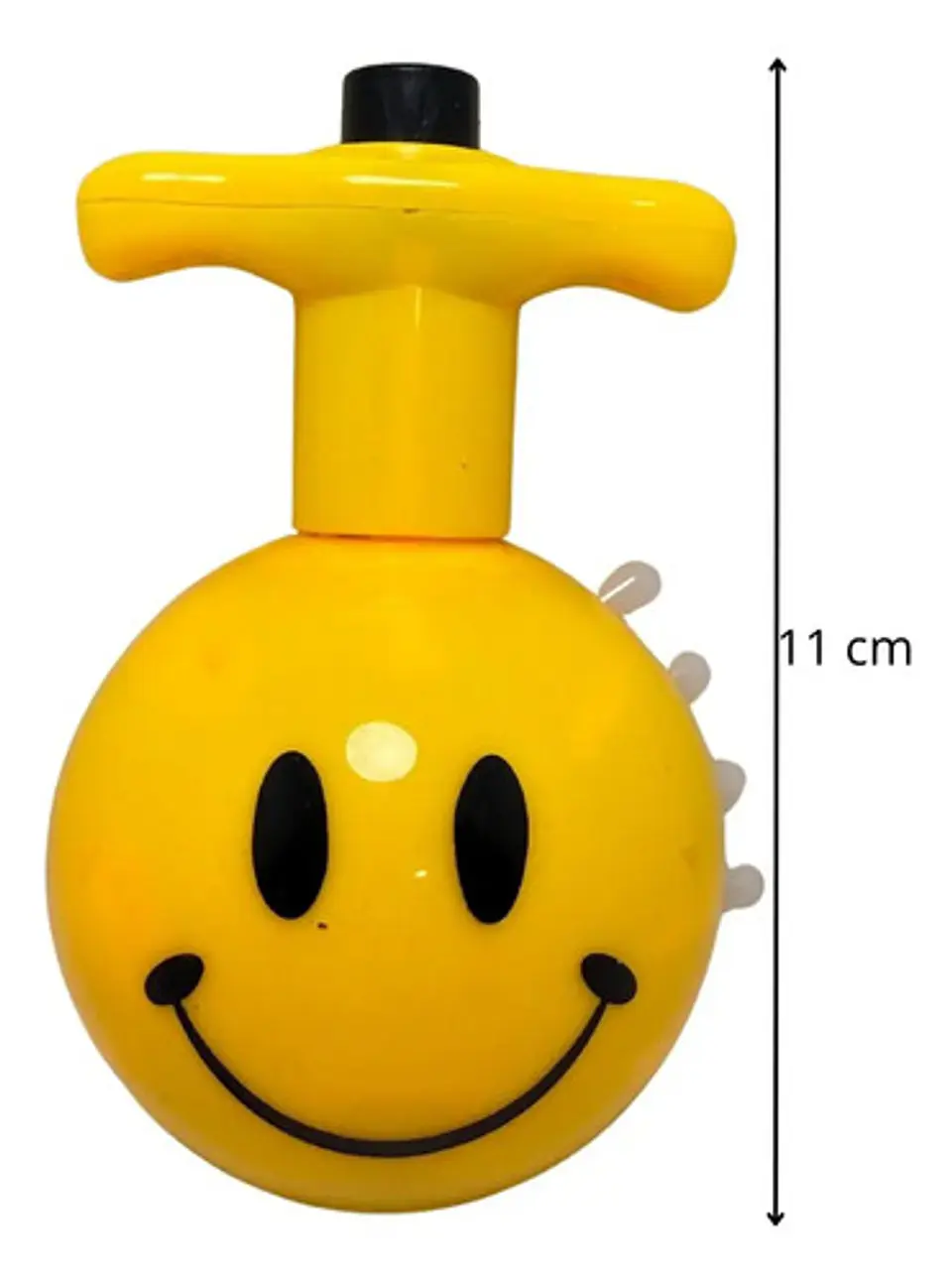Trompo X1 Luces Emojis Smile Musica Amarillo Divertido Niños 4