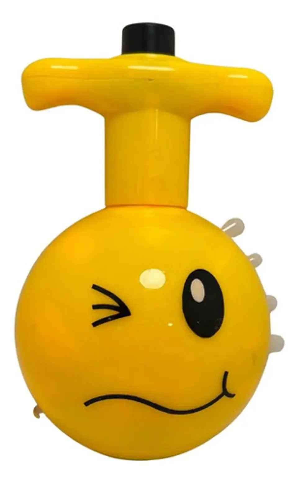 Trompo X1 Luces Emojis Smile Musica Amarillo Divertido Niños 5