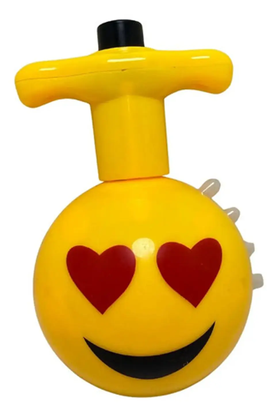 Trompo X1 Luces Emojis Smile Musica Amarillo Divertido Niños 6