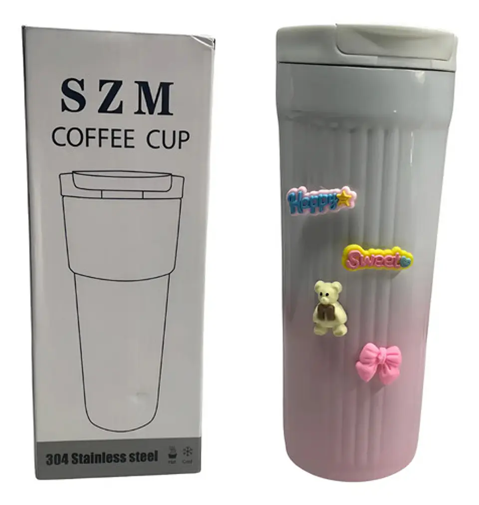 Vaso Térmico 500ml  Mantiene Bebidas Calientes Y Frías 1