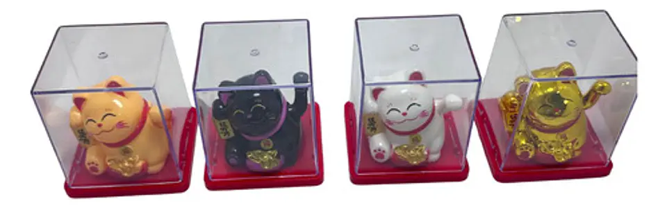 Gato De La Suerte Oriental Tradicional Y Varios Colores Asia 1