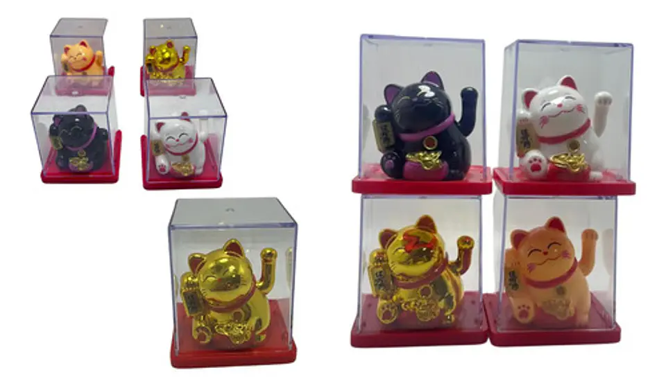 Gato De La Suerte Oriental Tradicional Y Varios Colores Asia 2