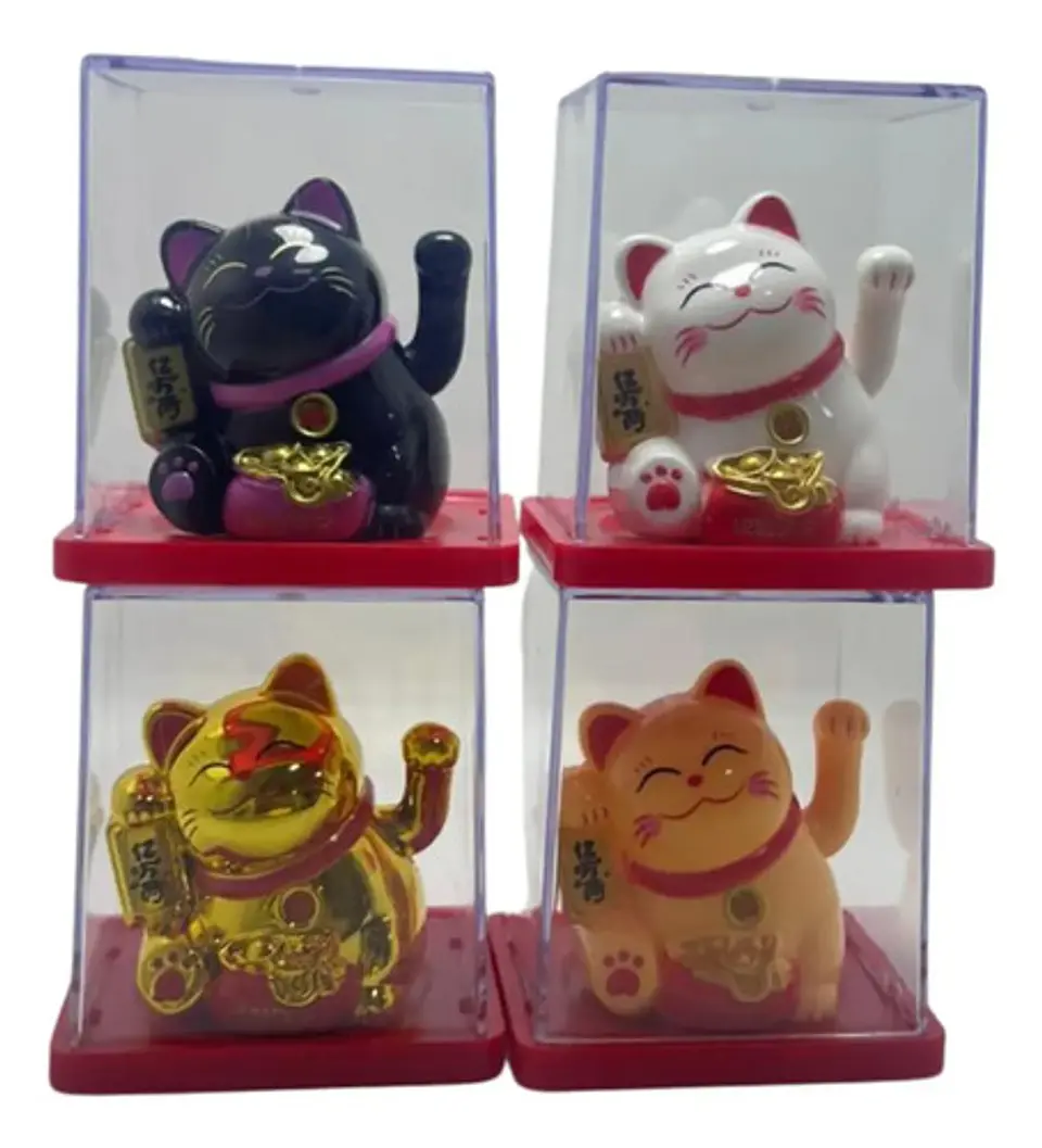 Gato De La Suerte Oriental Tradicional Y Varios Colores Asia 3