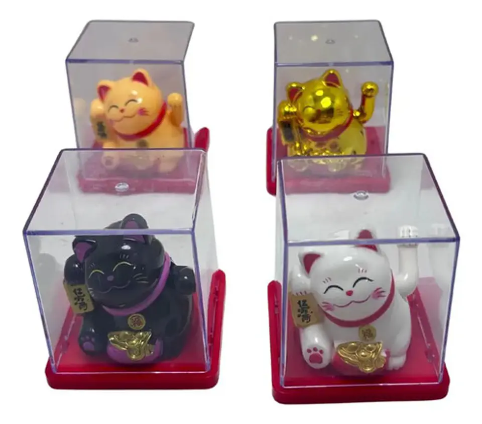 Gato De La Suerte Oriental Tradicional Y Varios Colores Asia 4