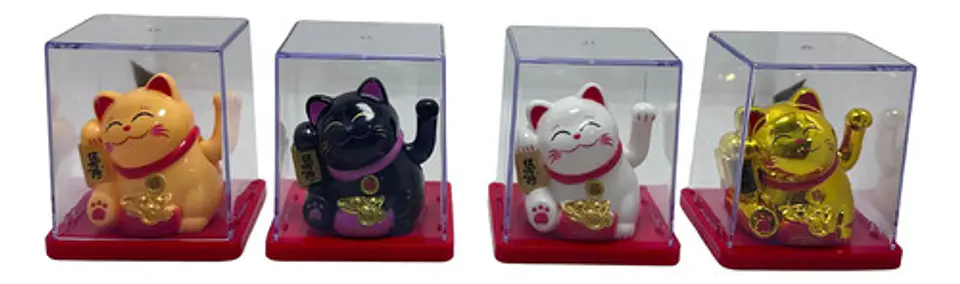 Gato De La Suerte Oriental Tradicional Y Varios Colores Asia 5