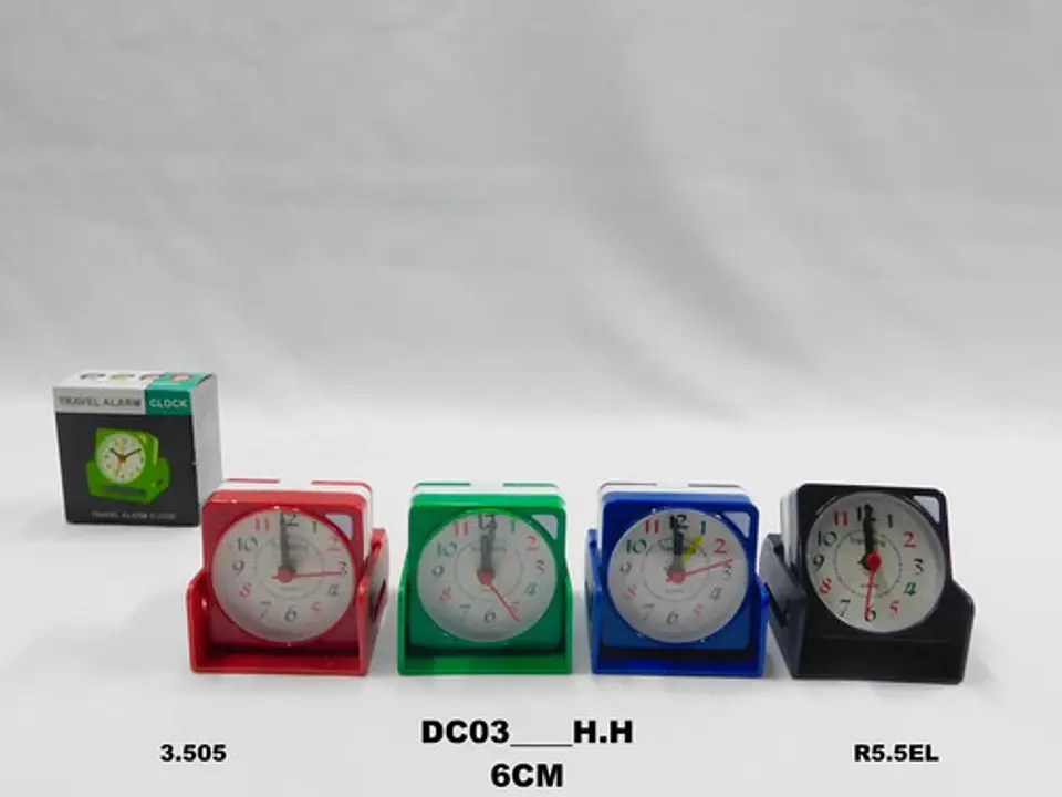 Reloj Despertador Alarma Mini 6 Cm  Tamaño Motivo  7