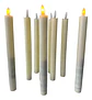 Velas Led Con Pila Decorativas Efecto Cera Paquete X 12 - Miniatura 2