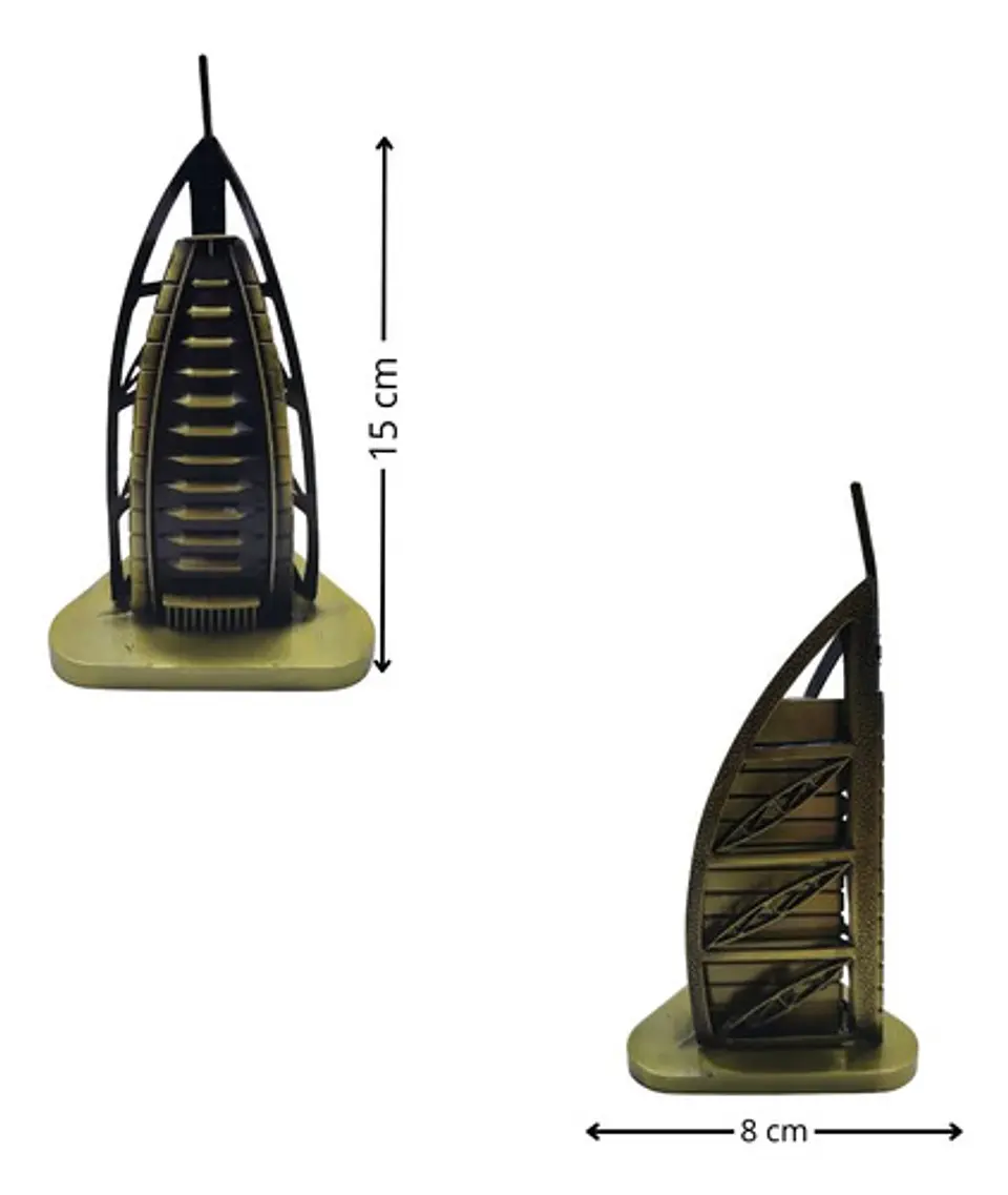  Estatuilla Hotel Sailing Dubai Replica Bronce Bb-155 2