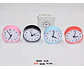 Reloj Despertador Análogo Quartz Silencioso Colores Modernos - Miniatura 6