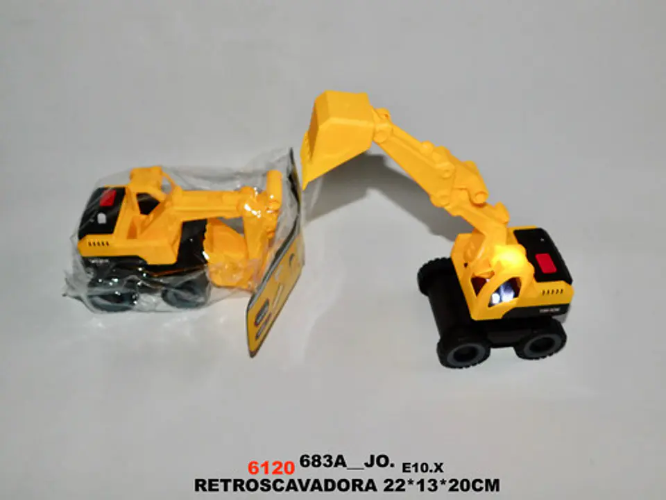 Retroexcavadora De Juguete Para Niños Vehículo 7