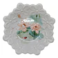 Plato Decorativo Floral Con Rosas En Relieve Elegante Vajill - Miniatura 3