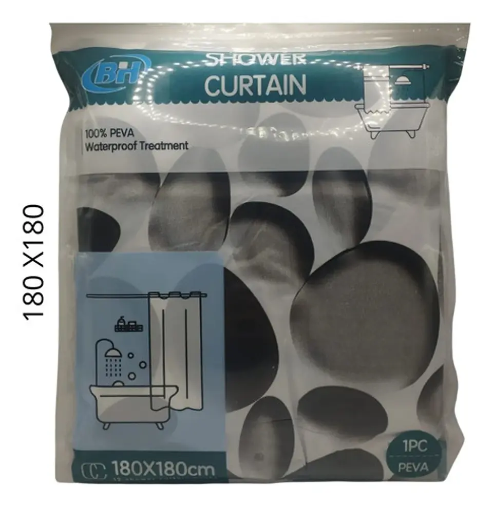 Cortinas De Baño Impermeable Y Decorativa 4