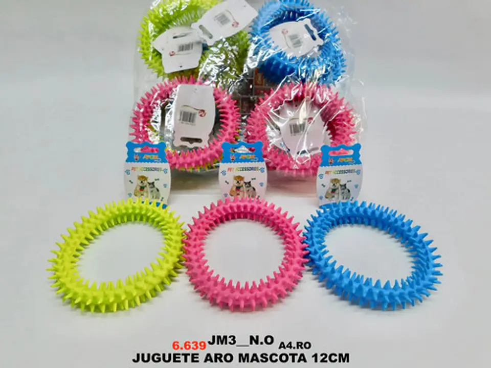 Juguete De Aro Para Mascotas 12 Cm 6