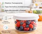 Mini Tupper Hermético Plástico Con Tapa Para Alimentos - Miniatura 2