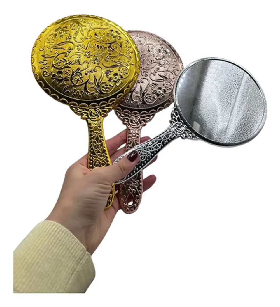 Espejo Mandala Paleta De Mano Compacto Diseño Lindo Elegante 2