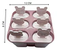 Molde Helado X6 Diseño Osito Con Tapa Práctico Y Divertido - Miniatura 6