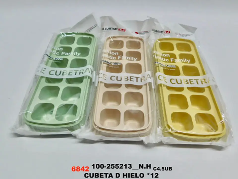 Cubeta Para Hielo X12 Espacios 8