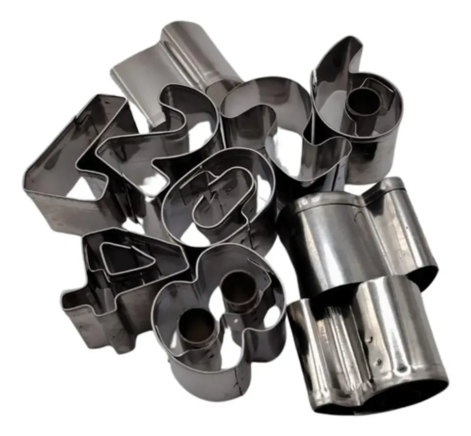 Set De Moldes Cortadores De Números Para Repostería 0 A 9 3