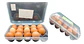 Cubeta Organizadora De Huevos X15 Con Tapa - Miniatura 1