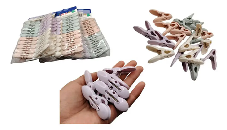 Set De Ganchos Para Ropa X20 Coloridos 1