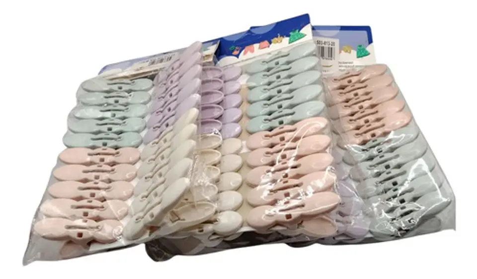 Set De Ganchos Para Ropa X20 Coloridos 3