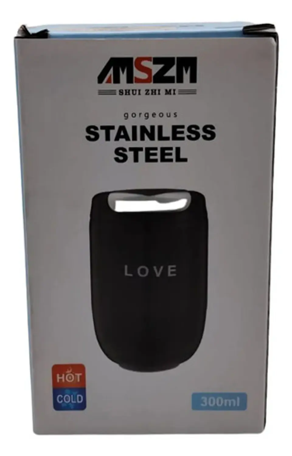 Termo Portátil Love Acero Inoxidable Con Tapa Hermética 300m 6