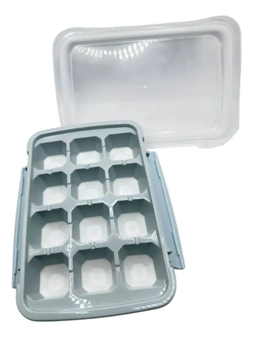 Molde De Hielo 13 Espacios Con Tapa Plástica Fácil Uso Hogar 3