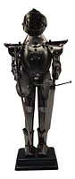 Figura Decorativa Caballero Medieval Hecha De Metal - Miniatura 1